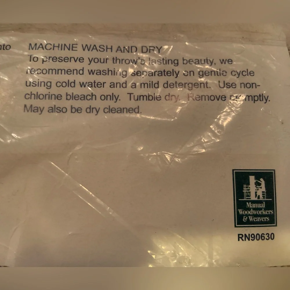 NIP Manual Woodworkers Woven Mini Tapestry Throw His Eye Is On The Sparrow
